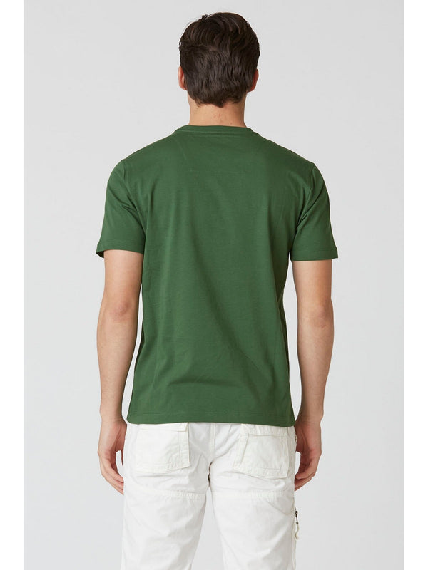 T-shirt Uomo Aeronautica Militare - T-shirt girocollo basica in cotone - Verde