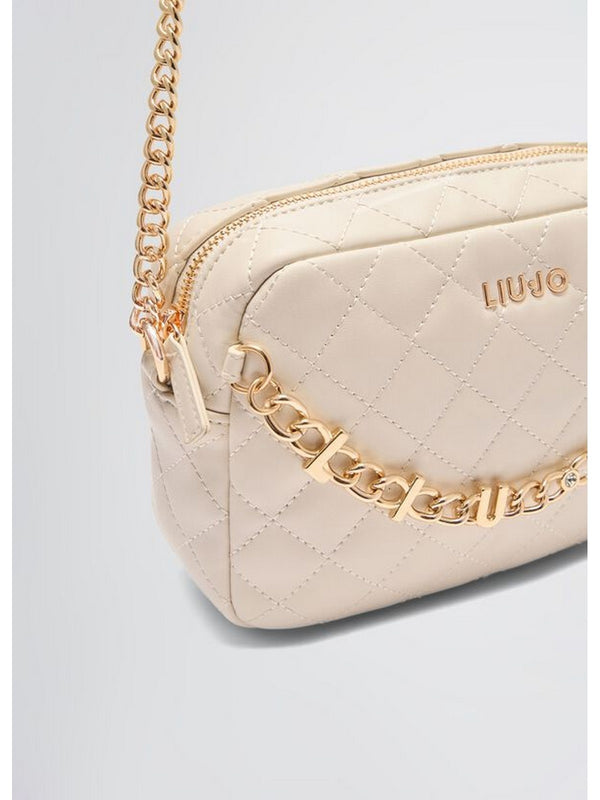 Borse a tracolla Donna Liu Jo - Borsa a tracolla beige matelassé - Sabbia