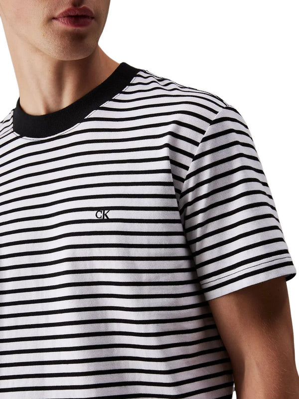 T-shirt Uomo Calvin Klein - T-shirt con monogramma - Nero