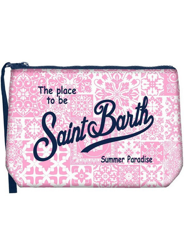 Pochette e Clutch Donna Mc2 Saint Barth - Pochette Aline Con Stampa Maj Patch - Rosa