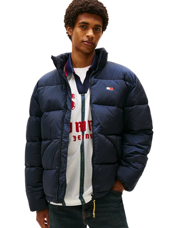 Giubbotti Uomo Tommy Hilfiger - Giubbino relaxed fit in nylon idrorepellente - Blu