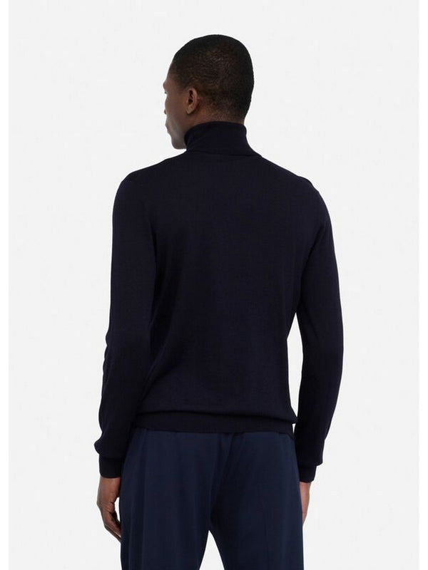 Maglie Uomo LIU JO UOMO - Dolcevita 100% lana merino - Blu