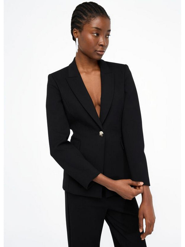Giacche Donna Liu Jo - Blazer con spilla gioiello - Nero