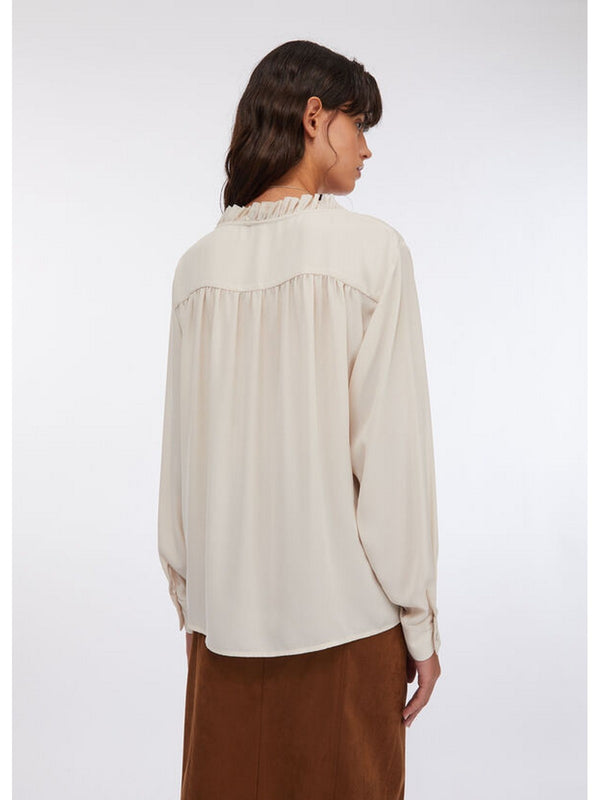 Camicie Donna Liu Jo - Camicia Liu Jo Better con collana - Avorio