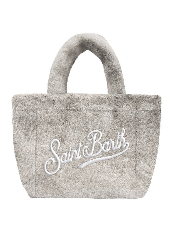 Borse a mano Donna Mc2 Saint Barth - Borsa Vanity In Pelliccia - Grigio