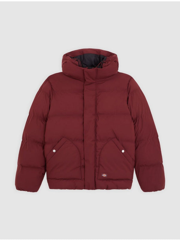 Giacconi Uomo Dickies - Piumino Con Cappuccio Eagleville - Bordeaux