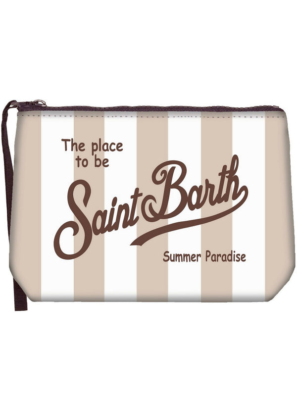 Pochette Uomo Mc2 Saint Barth - Pochette Aline Stripes Pop V 1110 - Beige