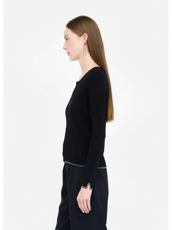 Cardigan Donna Liu Jo - Cardigan con dettagli in lurex® - Nero