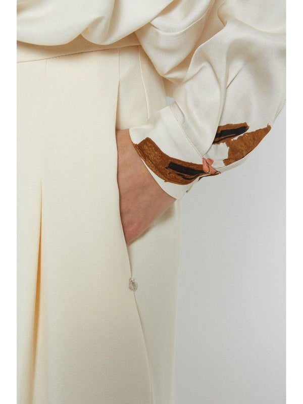 Pantaloni Donna ottod'Ame - Pantalone Francy - Panna