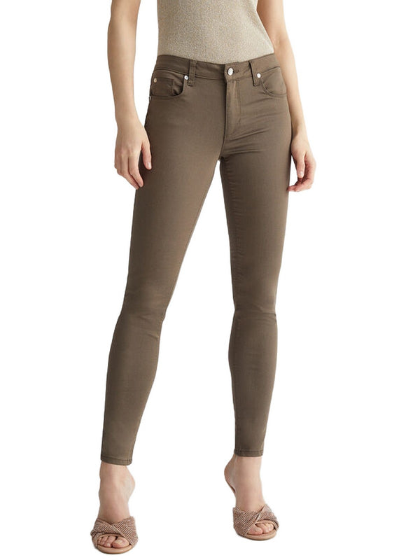 Pantaloni Donna Liu Jo - Pantaloni bottom up in twill - Verde