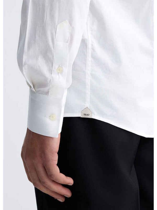 Camicie casual Uomo LIU JO UOMO - Camicia slim fit - Bianco