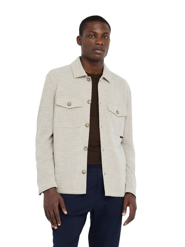 Giubbini Uomo LIU JO UOMO - Camicia in maglia di cotone - Sabbia
