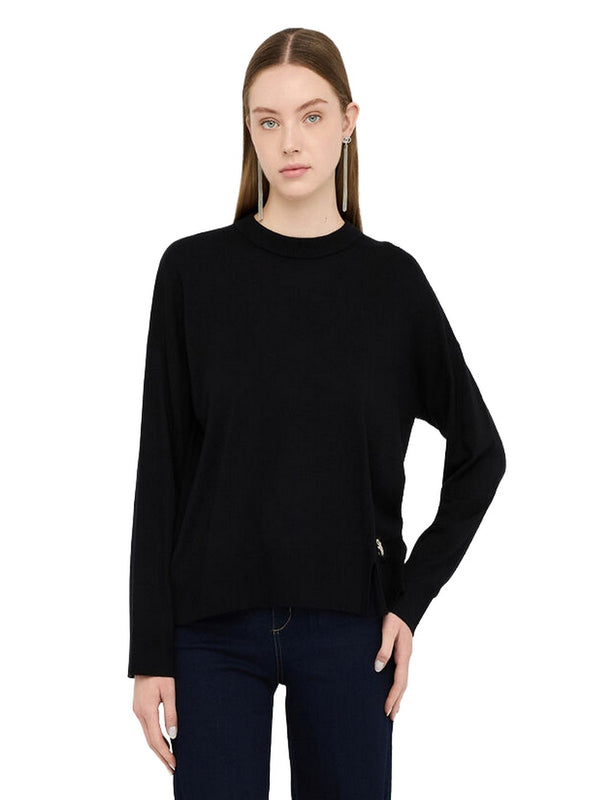 Maglie Donna Liu Jo - Maglia in misto lana - Nero