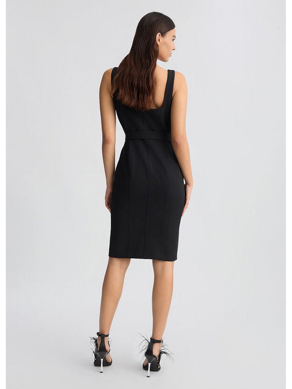 Vestiti da cocktail Donna Liu Jo - Tubino nero con cintura - Nero