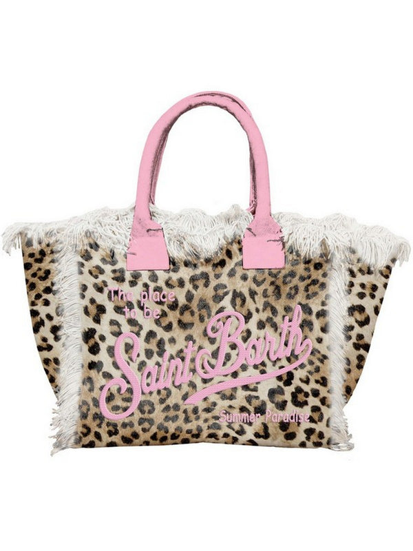 Borse a mano Donna Mc2 Saint Barth - Borsa Vanity Mini Sand Leopard 21 Emb - Marrone