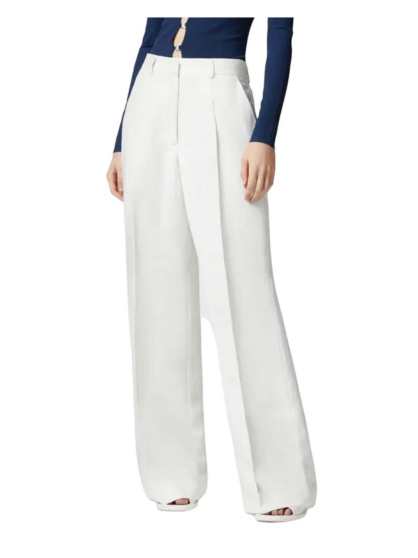 Pantaloni Donna Pinko - Wonderwall Pantalon - Bianco