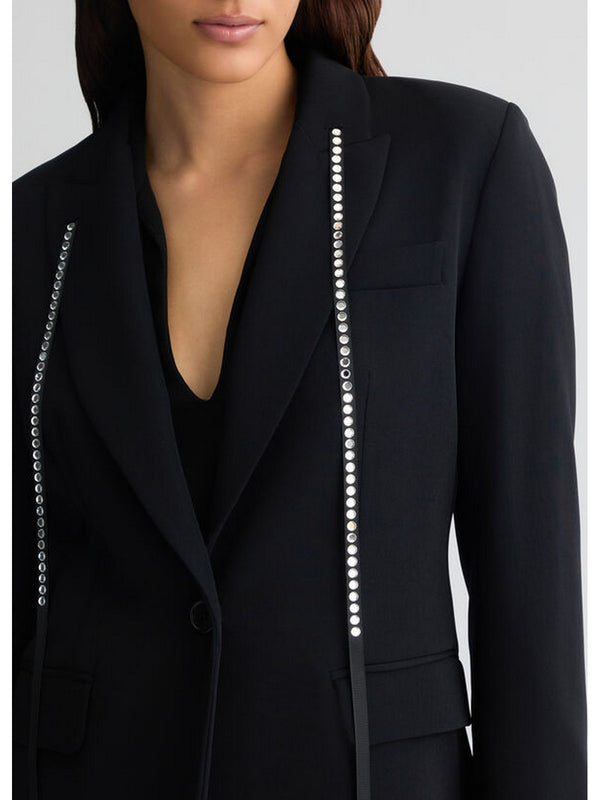 Giacche da abito e blazer Donna Liu Jo - Blazer con strass - Nero