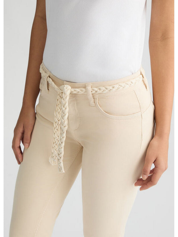 Pantaloni Donna Liu Jo - Pantaloni skinny con cintura - Beige
