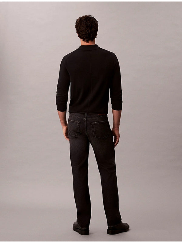 Jeans Uomo Calvin Klein - Jeans Straight Standard - Nero