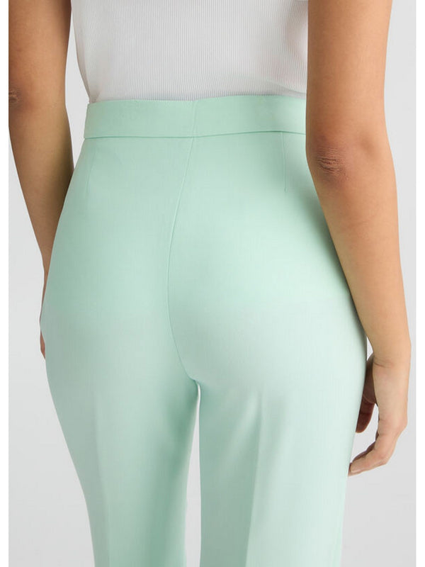 Pantaloni Donna Liu Jo - Pantaloni con spacco verde menta - Verde