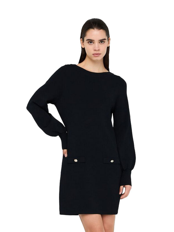 Vestiti casual Donna Liu Jo - Abito in maglia - Nero