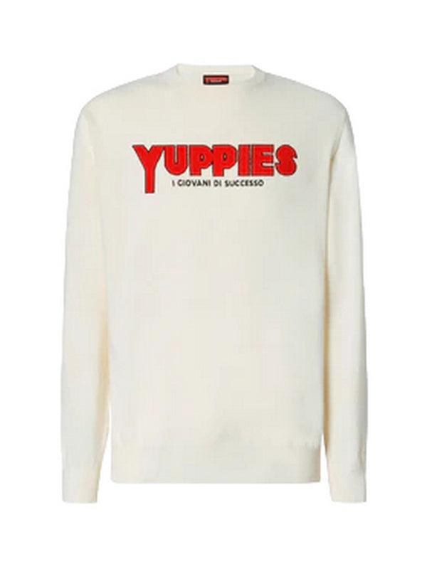 Maglie Uomo Mc2 Saint Barth - Heron Maglia Yuppies Special Edition - Panna