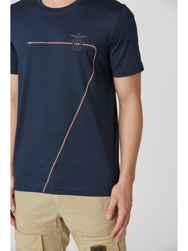 T-shirt Uomo Aeronautica Militare - T-Shirt M.c - Blu