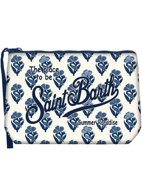 Pochette Uomo Mc2 Saint Barth - Pochette Aline Japur Flower - Bianco
