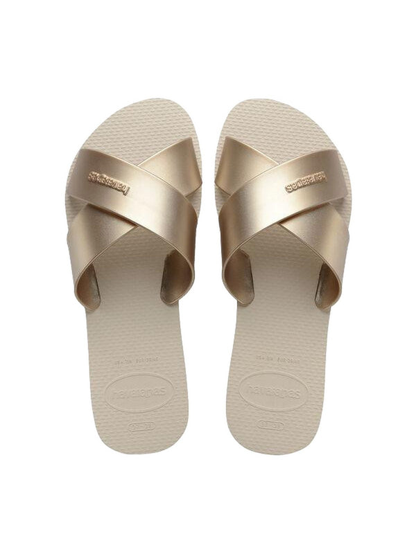 Infradito Donna Havaianas - Havaianas Aqua Metallic - Beige
