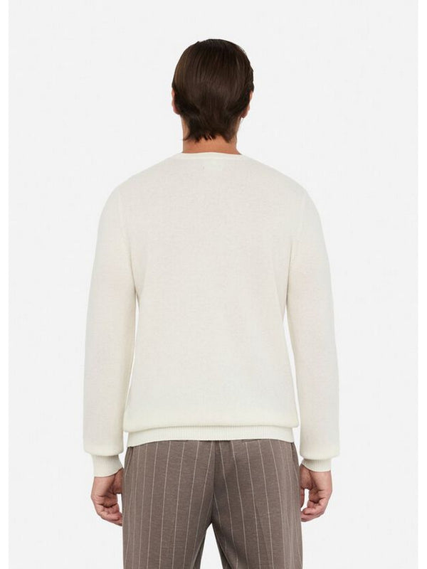 Maglie Uomo LIU JO UOMO - Maglia in lana e cashmere - Bianco