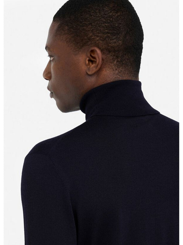 Maglie Uomo LIU JO UOMO - Dolcevita 100% lana merino - Blu