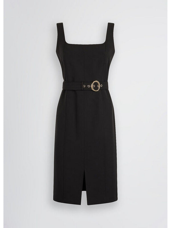 Vestiti da cocktail Donna Liu Jo - Tubino nero con cintura - Nero
