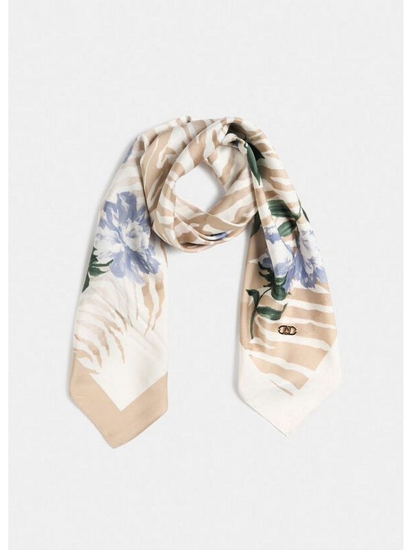 Foulard Donna Liu Jo - Foulard Mix Print 90 - Beige