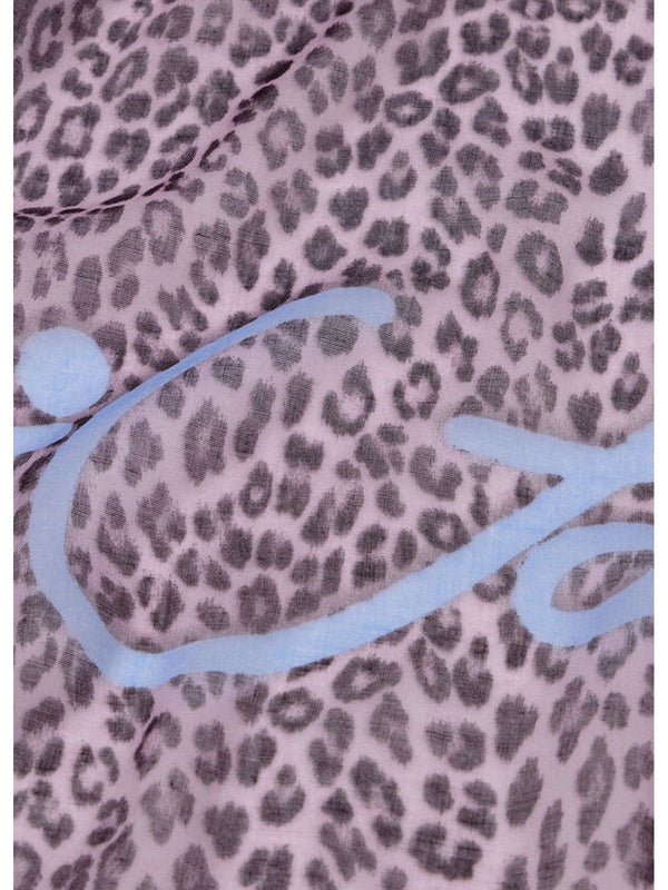 Foulard Donna Liu Jo - Foulard con stampa animalier - Rosa