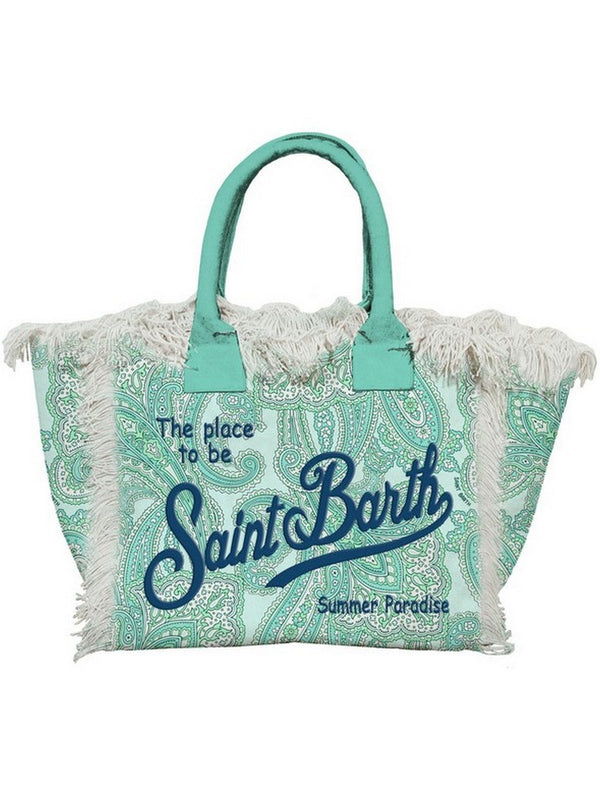 Borse a spalla Donna Mc2 Saint Barth - Borsa Vanity Cachemire Vibe 55 - Verde