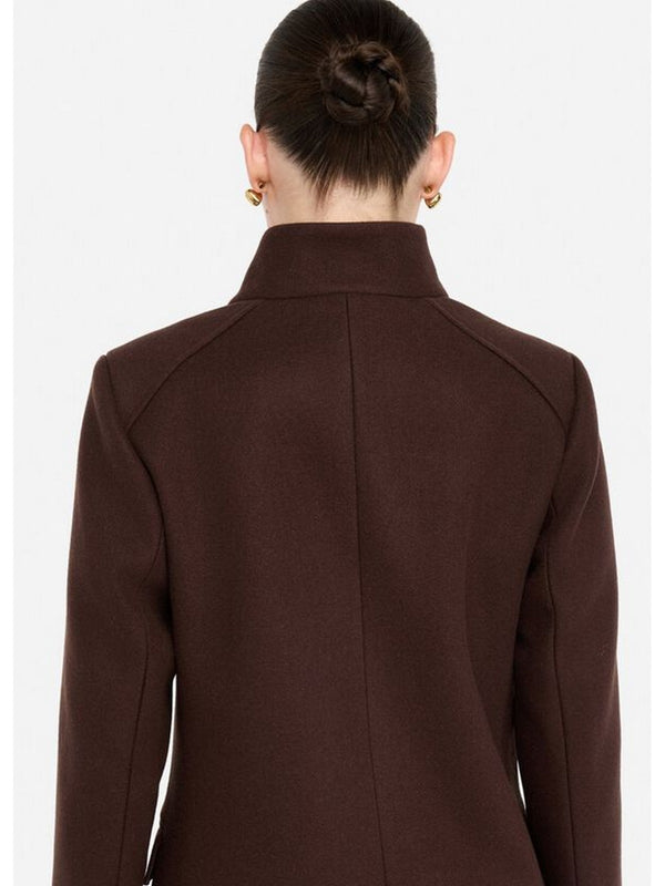Cappotti Donna Liu Jo - Cappotto in panno double - Marrone