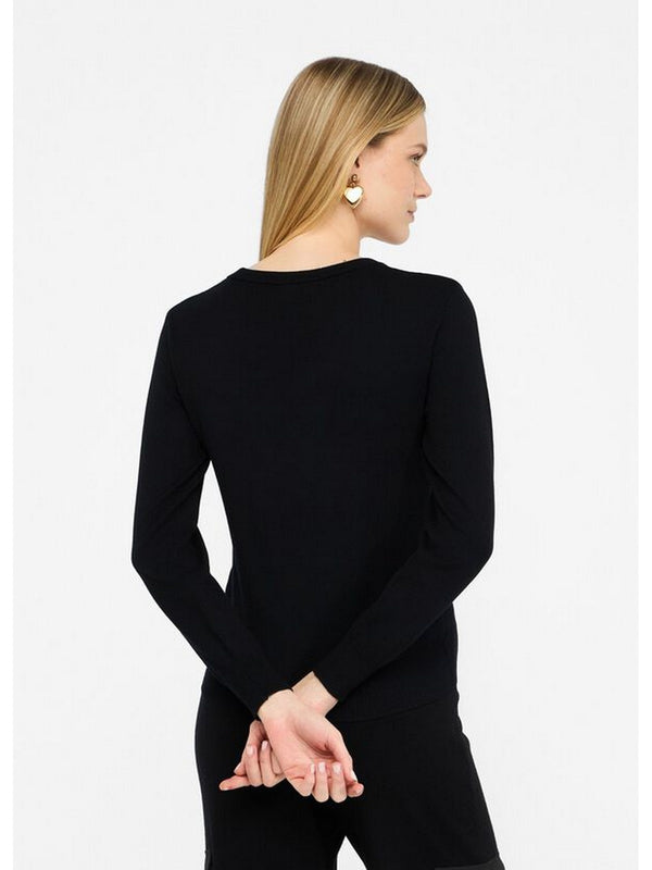 Maglie Donna Liu Jo - Maglia Liu Jo Better con logo - Nero