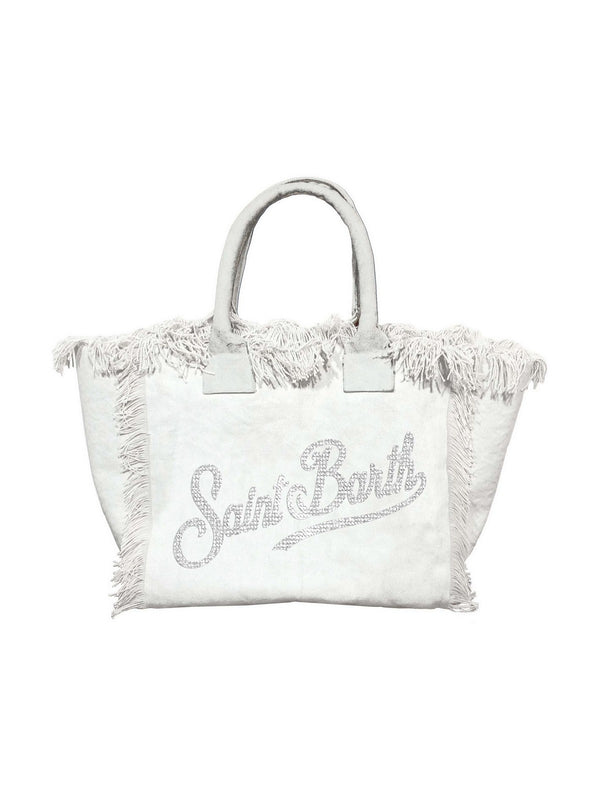 Borse a mano Donna Mc2 Saint Barth - Borsa Vanity Mini Con Strass - Bianco