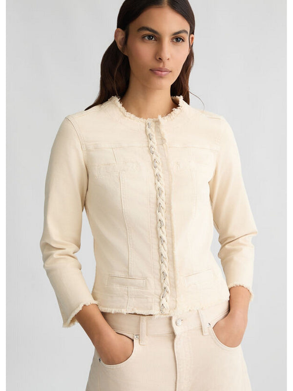 Giubbini Donna Liu Jo - Giacca beige con strass - Beige