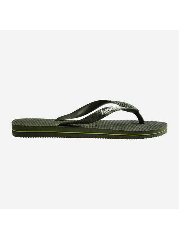 Infradito Uomo Havaianas - Havaianas Brasil Logo - Verde militare