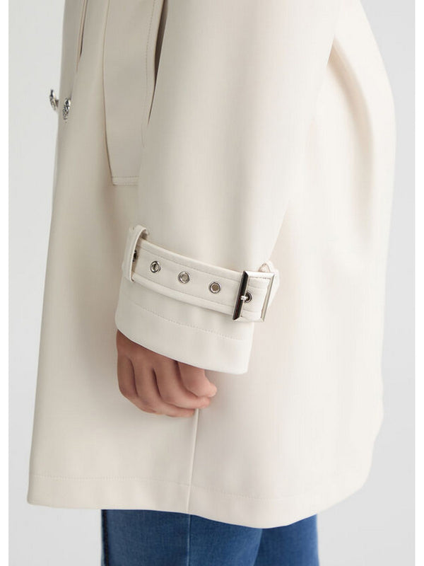 Giacche impermeabili Donna Liu Jo - Trench in tessuto spalmato - Bianco