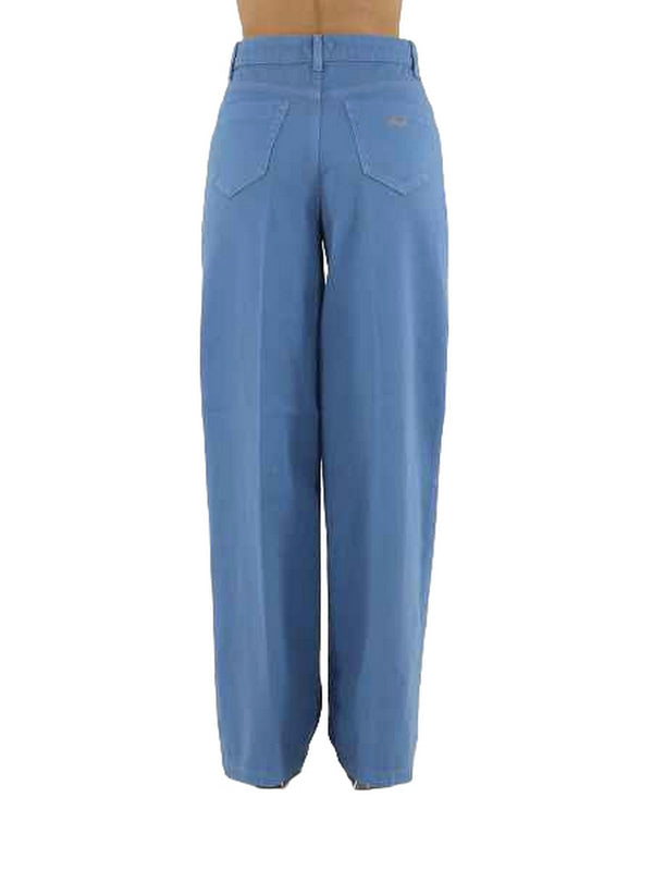 Pantaloni Donna Liu Jo - Pant. Flare Frog H.w - Blu