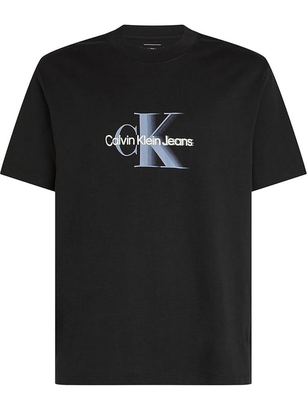 T-shirt Uomo Calvin Klein - T-Shirt Monologo - Nero