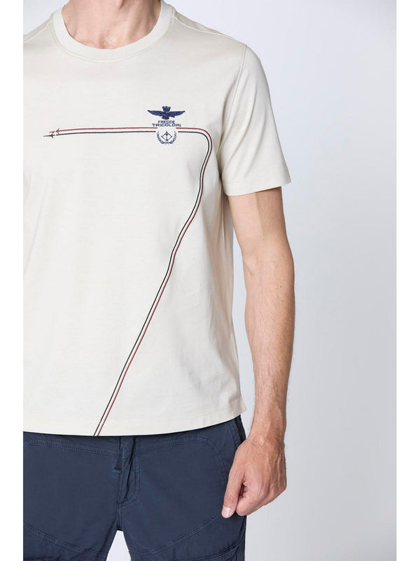 T-shirt Uomo Aeronautica Militare - T-Shirt M.c - Beige
