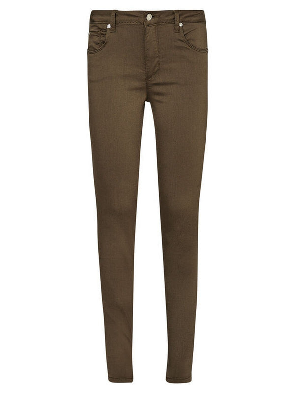 Pantaloni Donna Liu Jo - Pantaloni bottom up in twill - Verde