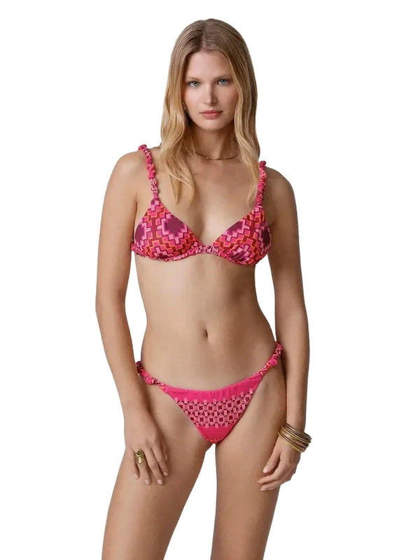 Coordinati Donna Me Fui - Bikini Donna Me fui Triangolo con Slip Fisso - Fucsia