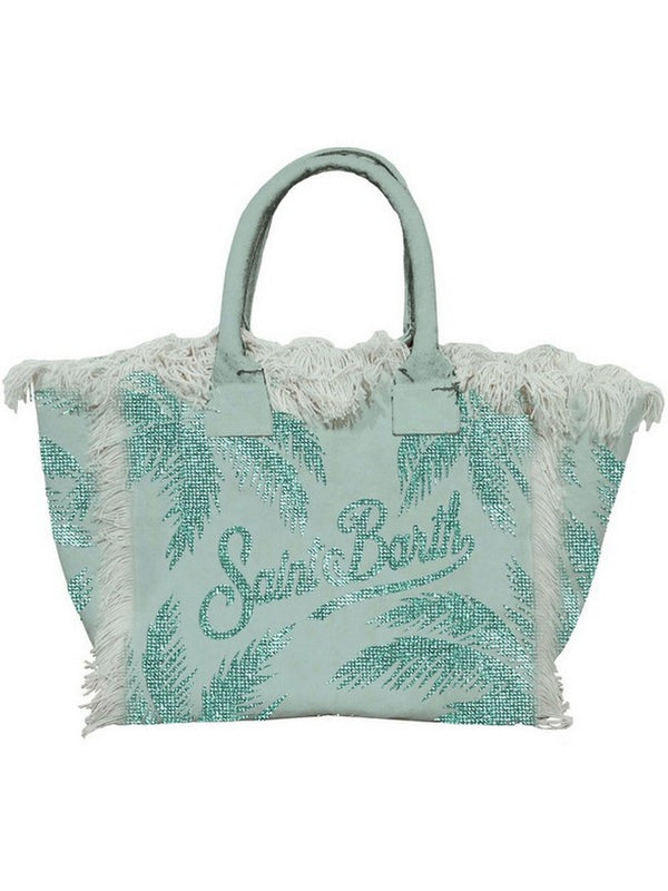 Borse a spalla Donna Mc2 Saint Barth - Borsa Vanity Strass Palm 53 - Verde