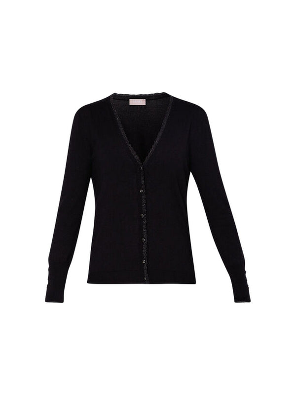 Cardigan Donna Liu Jo - Cardigan con bottoni - Nero