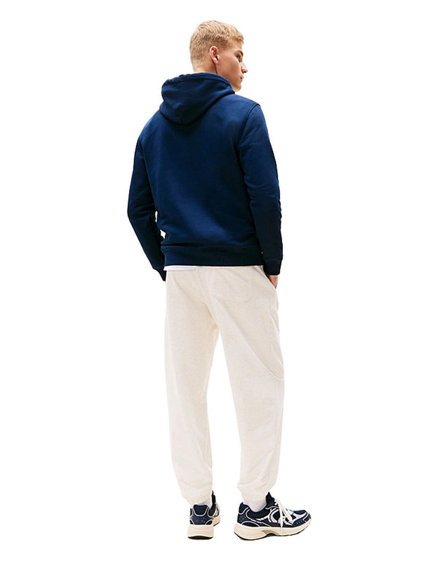 Felpe con cappuccio Uomo Tommy Hilfiger - Felpa con cappuccio e distintivo Tommy - Blu