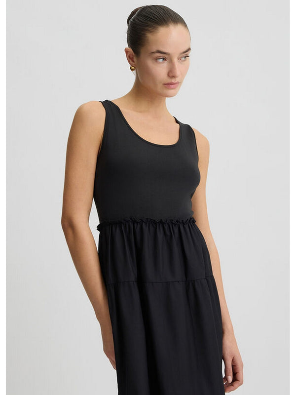 Vestiti casual Donna Liu Jo - Abito in cotone con ricami - Nero
